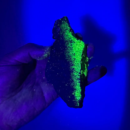 Autunita fluorescente de Portugal