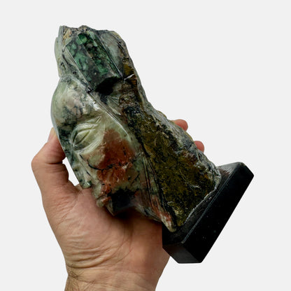 Esmeraldas par de figuras indígenas