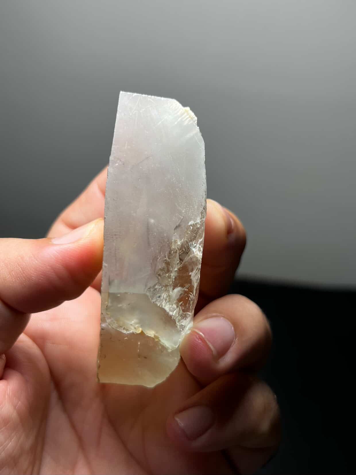 Topacio azul con mica Ucrania