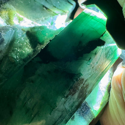 Esmeralda talla indígena 13,1 kg.