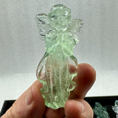 Ángel de fluorita 8 cm. calidad extra - MUNAY MINERALES MALLORCA