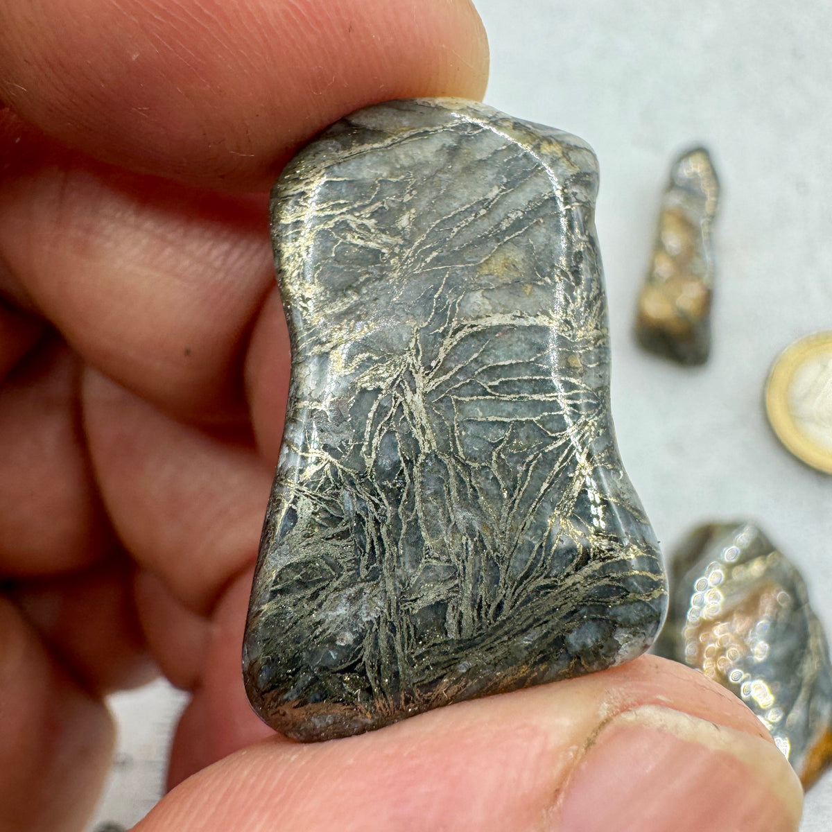 Pirita pluma Munay Minerales Mallorca