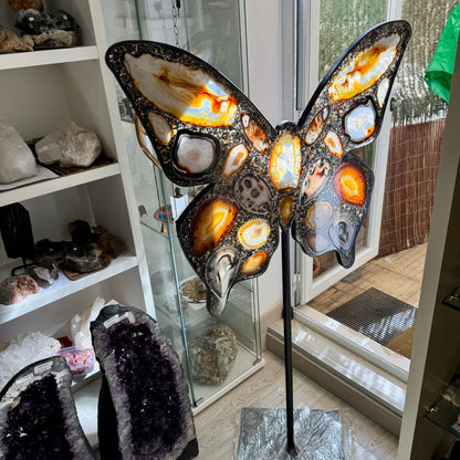 Mariposa de ágata Munay Minerales Mallorca