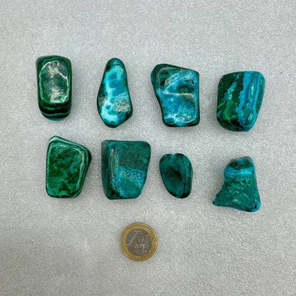 Crisocola rodado pulido - Munay Minerales Palma de Mallorca Spain 