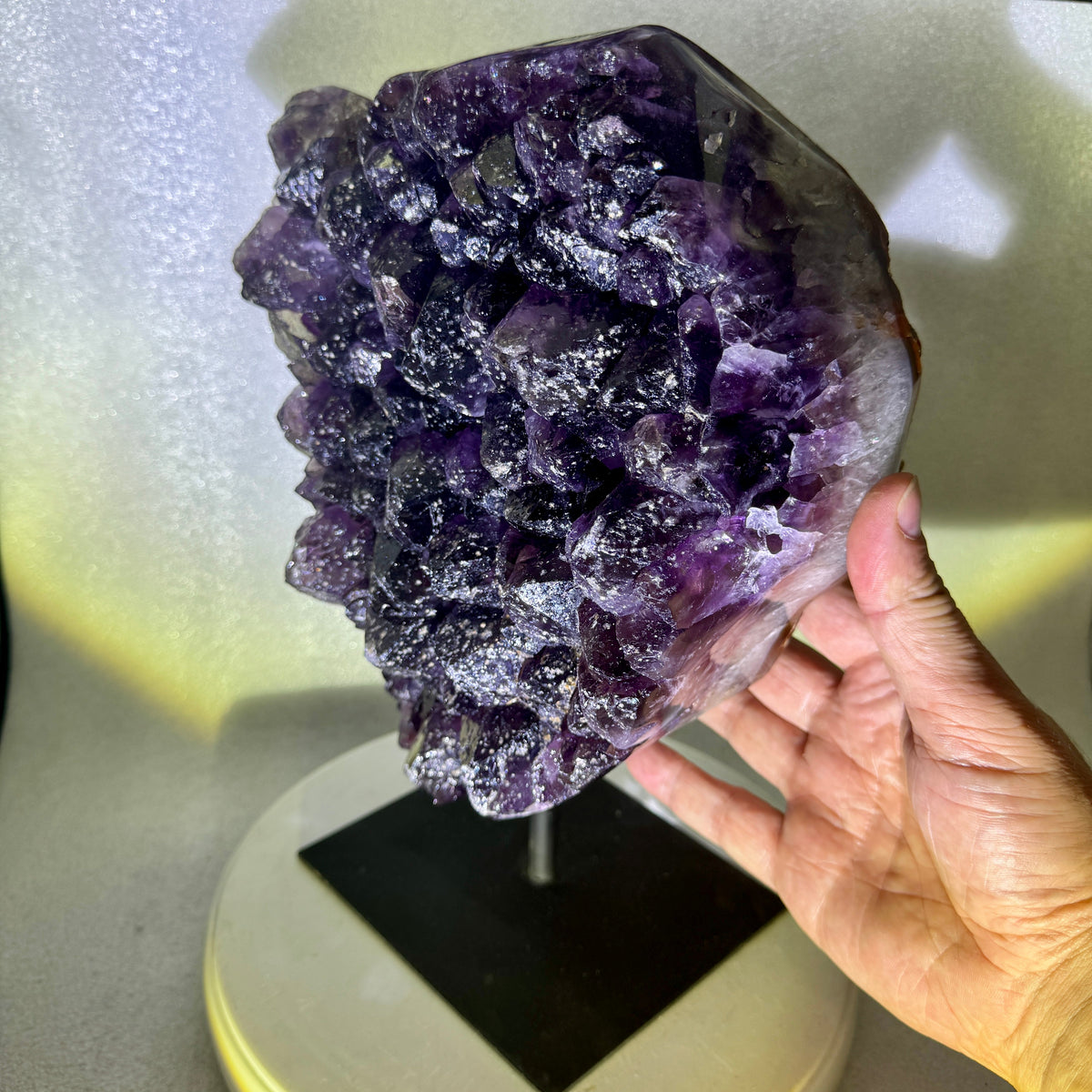 Drusa de amatista 7,9 kg. calidad extra Munay Minerales Mallorca