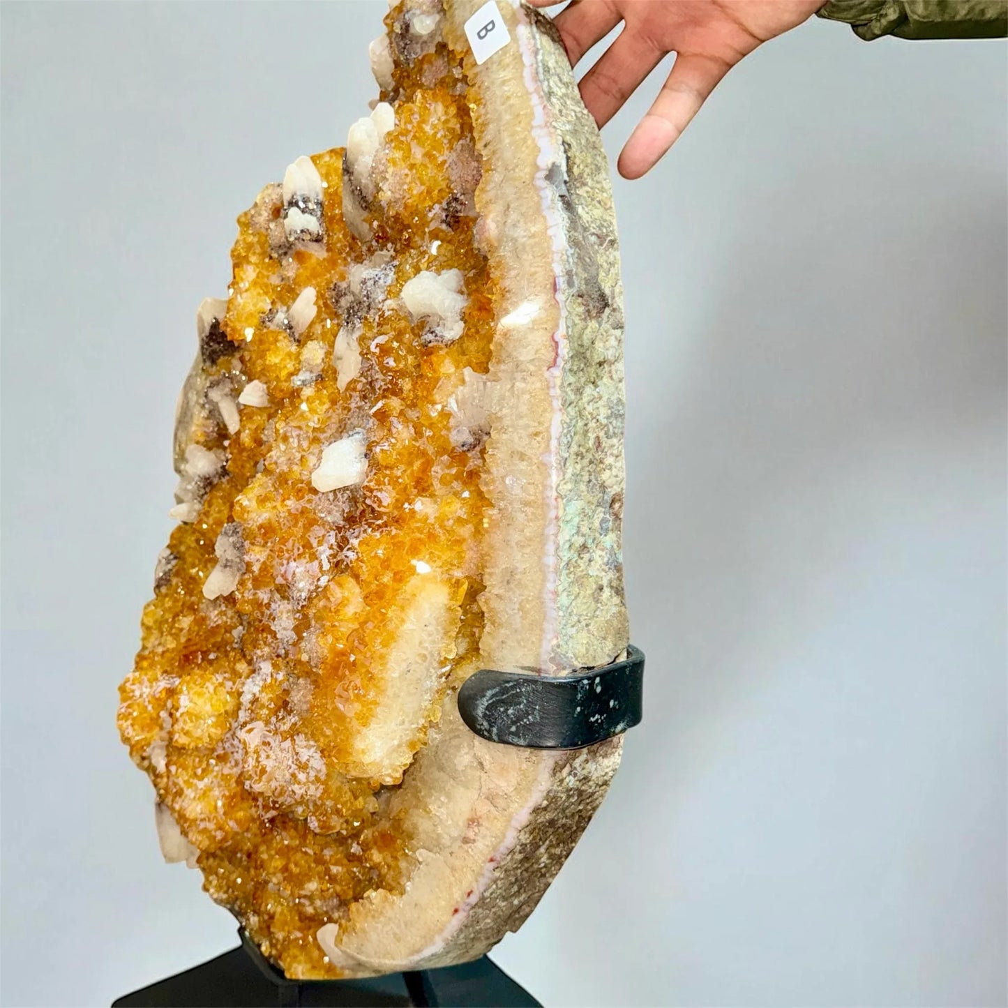 Drusa de citrino 14,5 kg. - Munay Minerales Palma de Mallorca Spain 