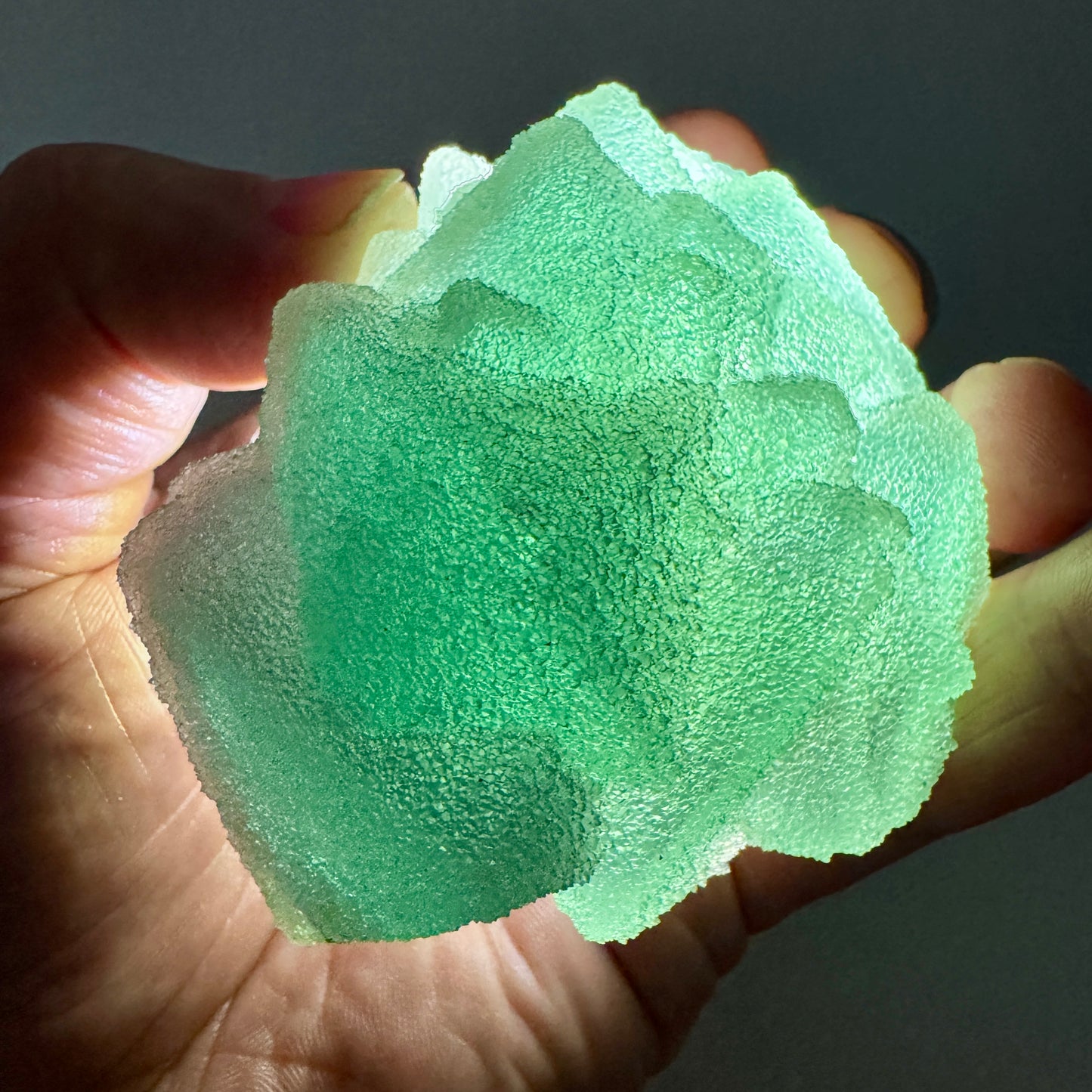 Fluorita verde octaédrica