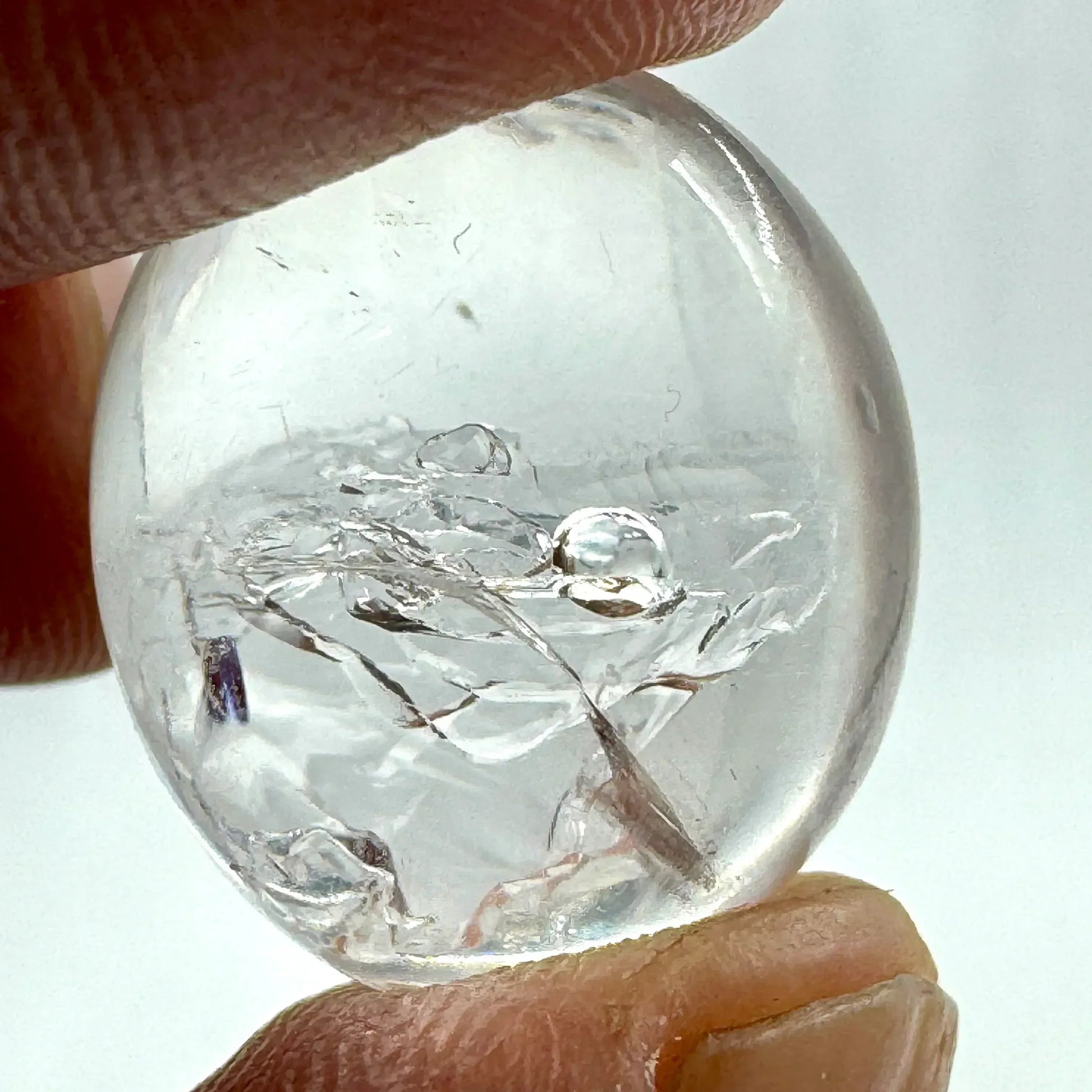 Cuarzo enhydro cabujón - Munay Minerales Palma de Mallorca Spain 