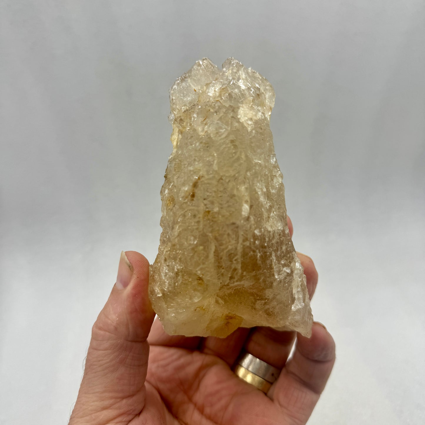 Citrino natural grabado