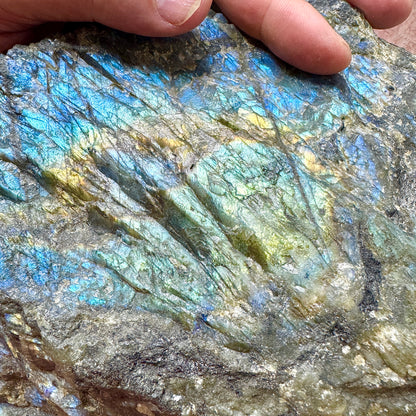 Semi-polished labradorite 8.7 kg.