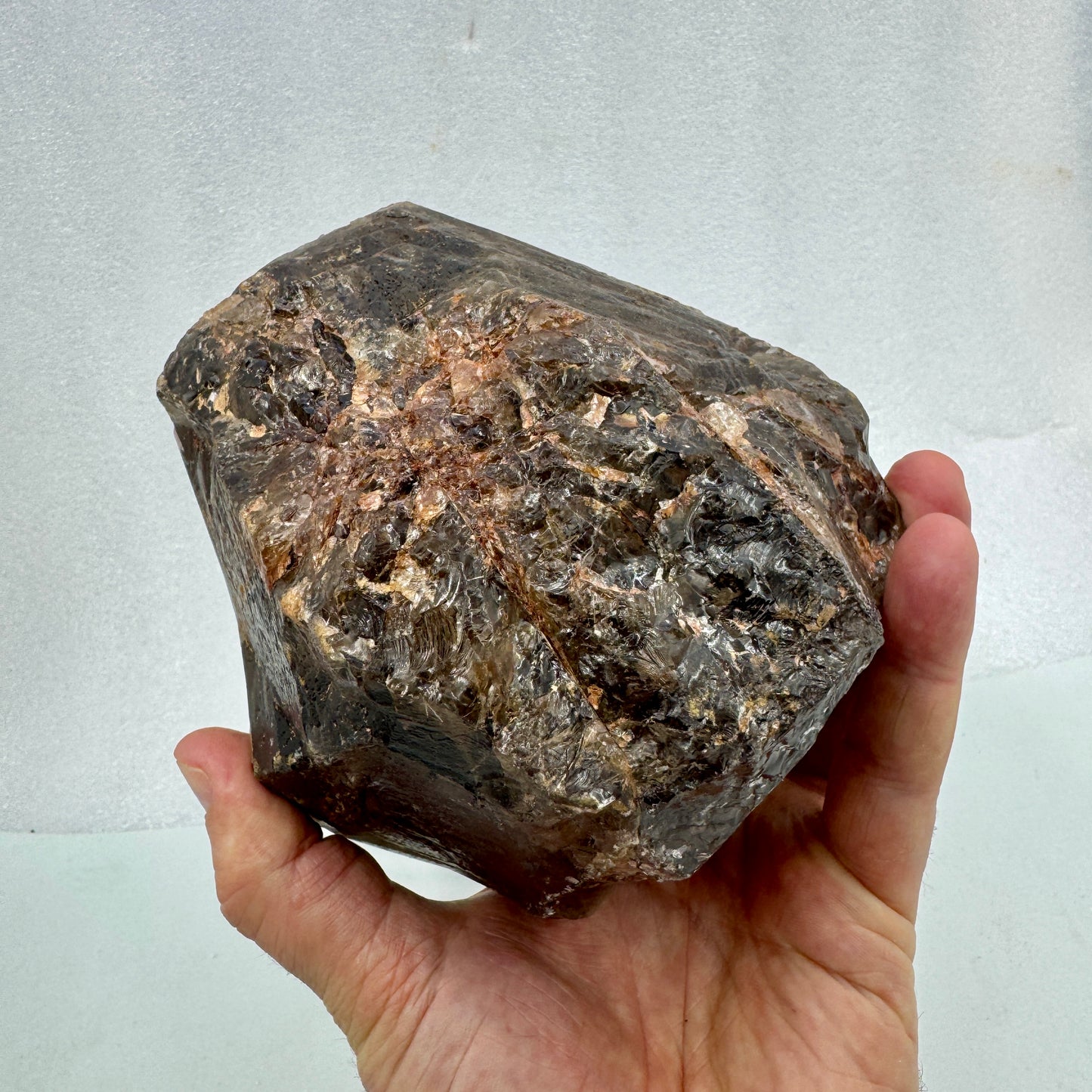 Cuarzo ahumado con rutilo 4,1 kg.