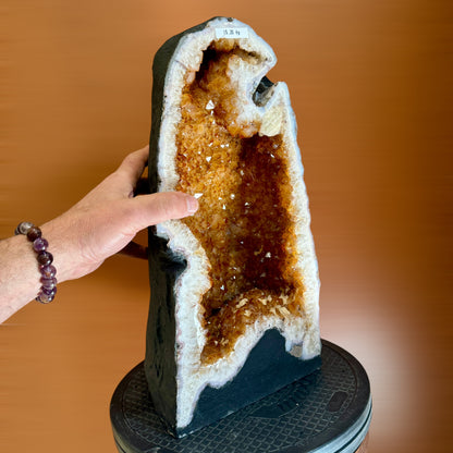 Geoda de citrino 15,3 kg.