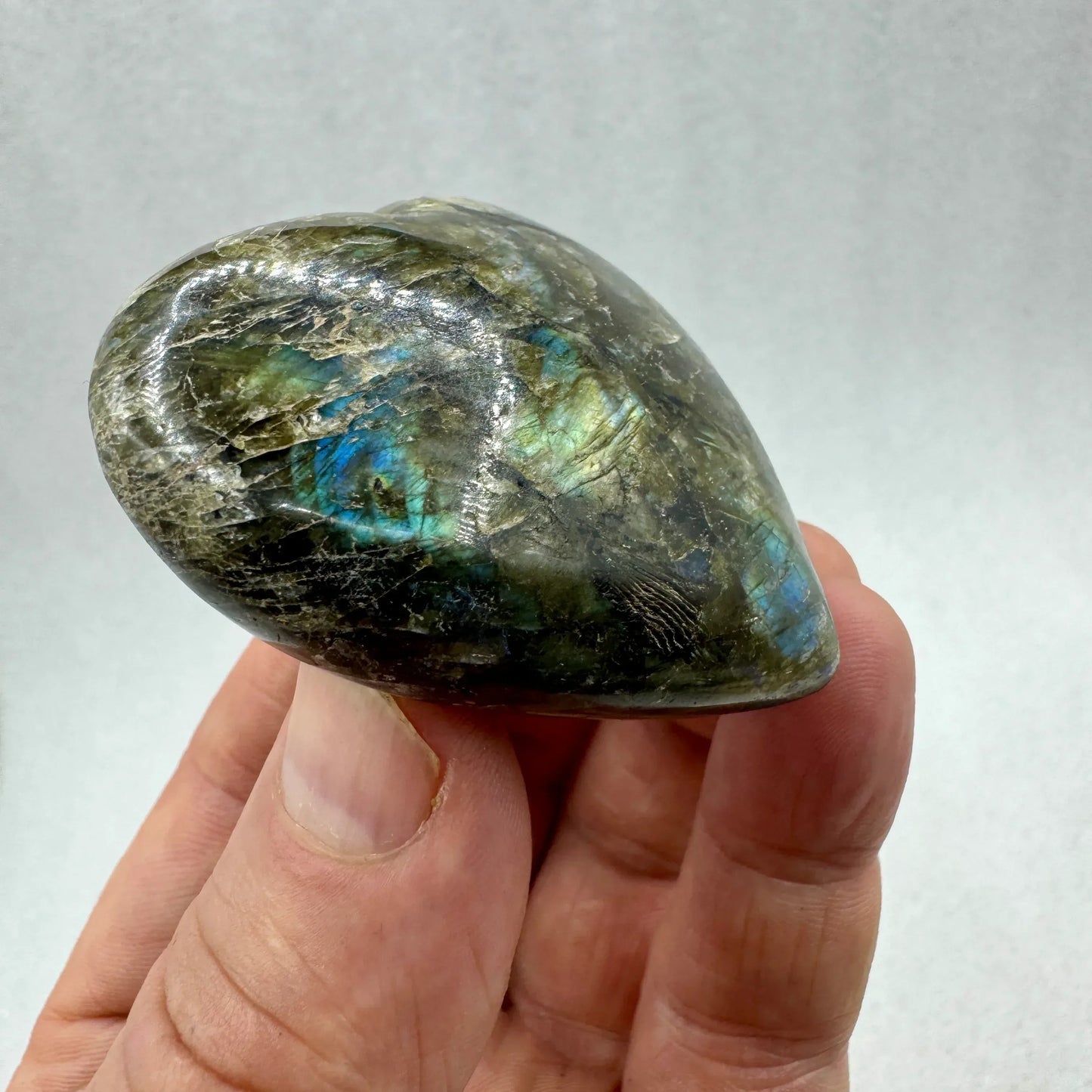 Labradorita corazón - Munay Minerales Palma de Mallorca Spain 