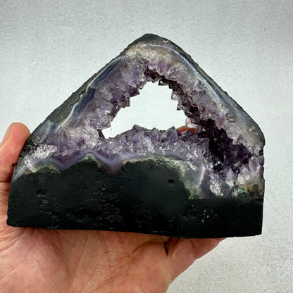 Geoda capilla rodaja de amatista 1,1 kg.