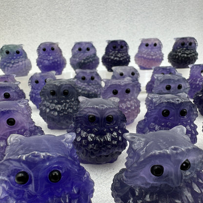 Búho de fluorita