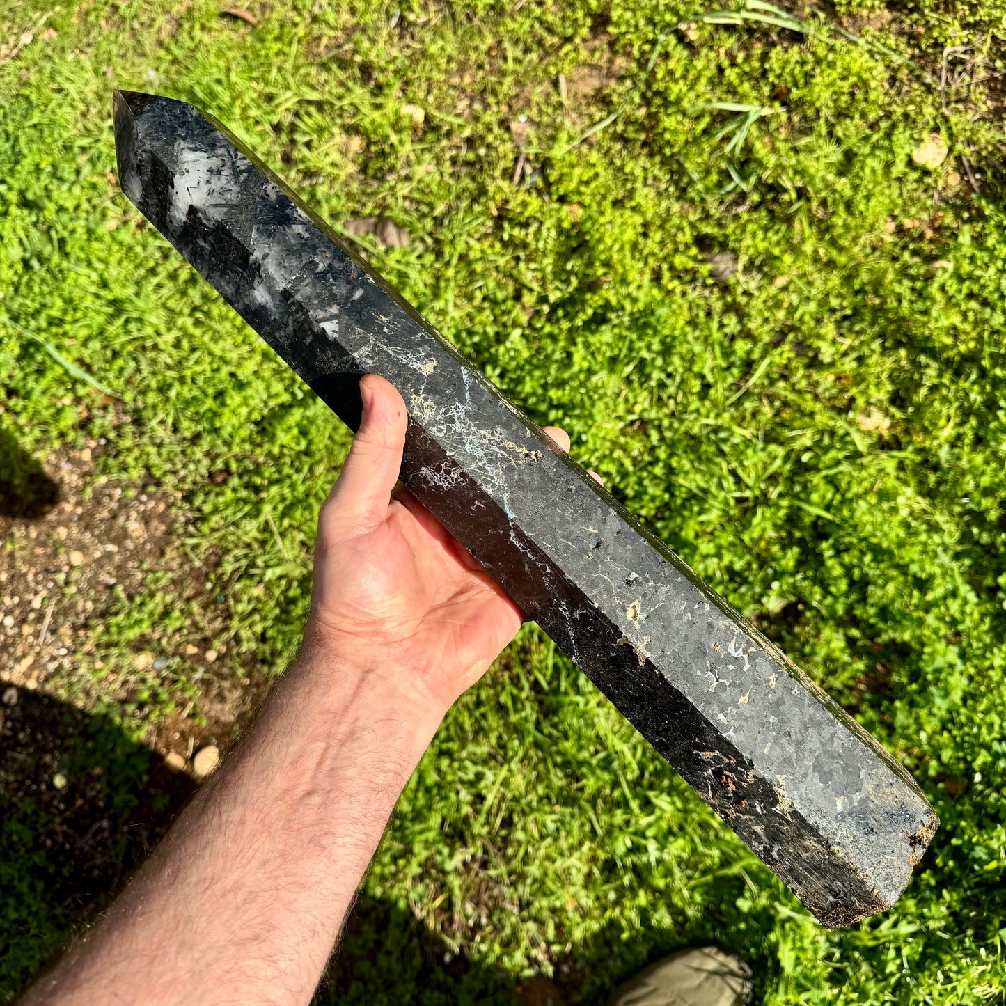 Cuarzo turmalinado 53 cm.