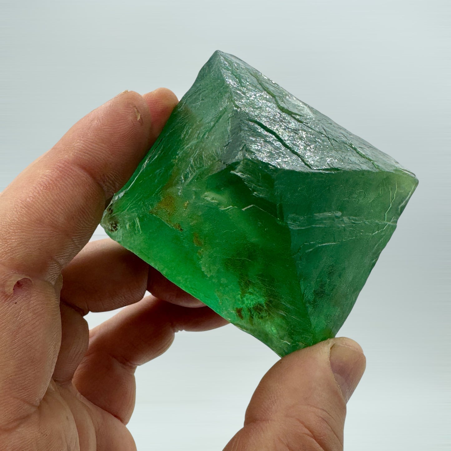 FLUORITA VERDE OCTAÉDRICA GIGANTE