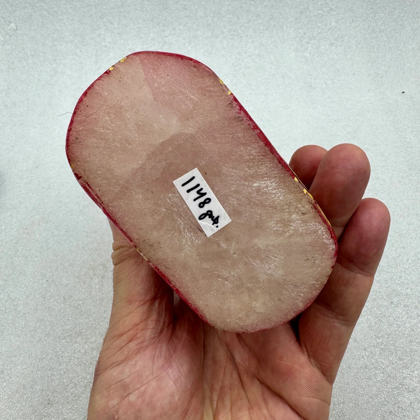 Ganesha 1,1 kg. cuarzo rosa