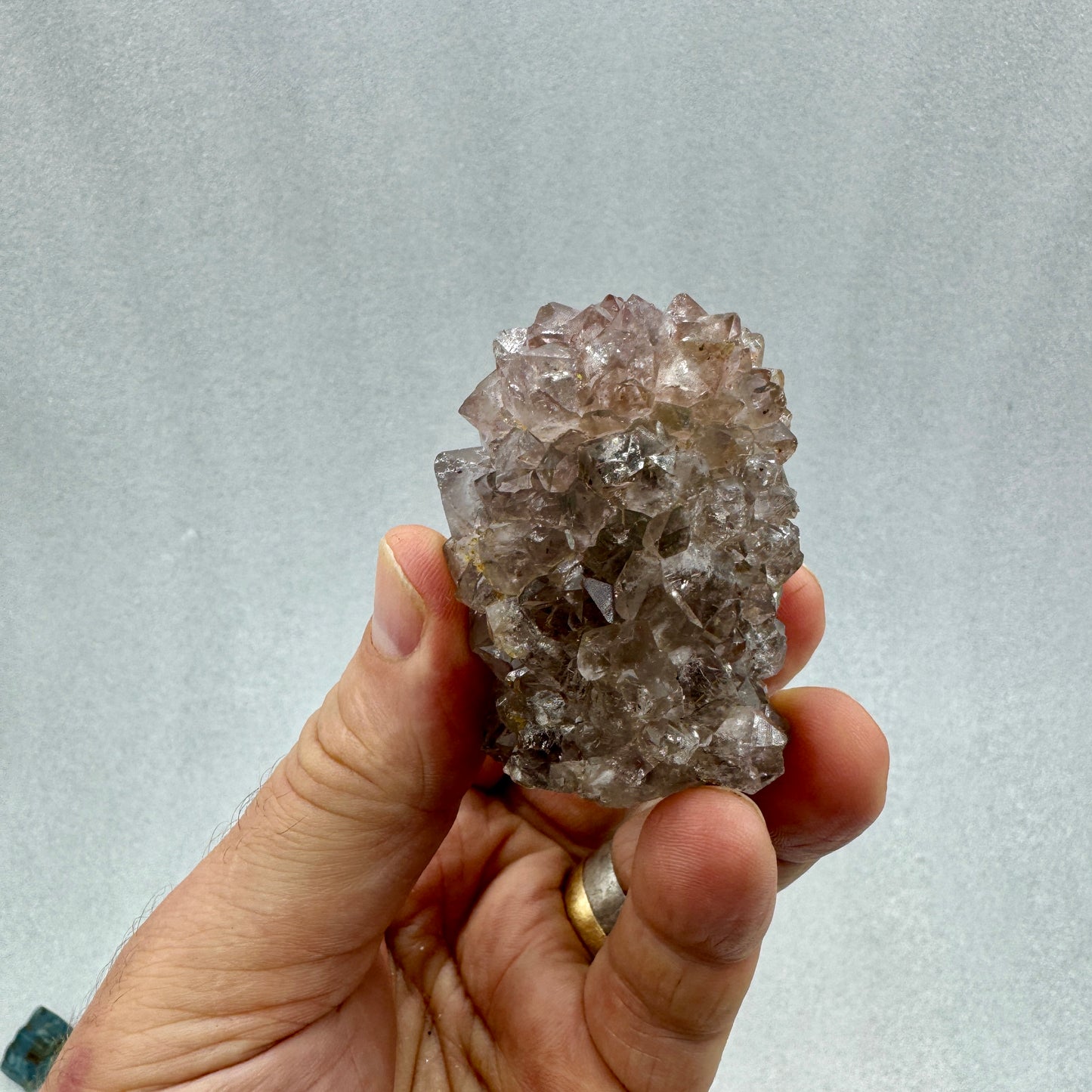 Drusa de amatista estalactita Flores del Alma Ojos del Espíritu