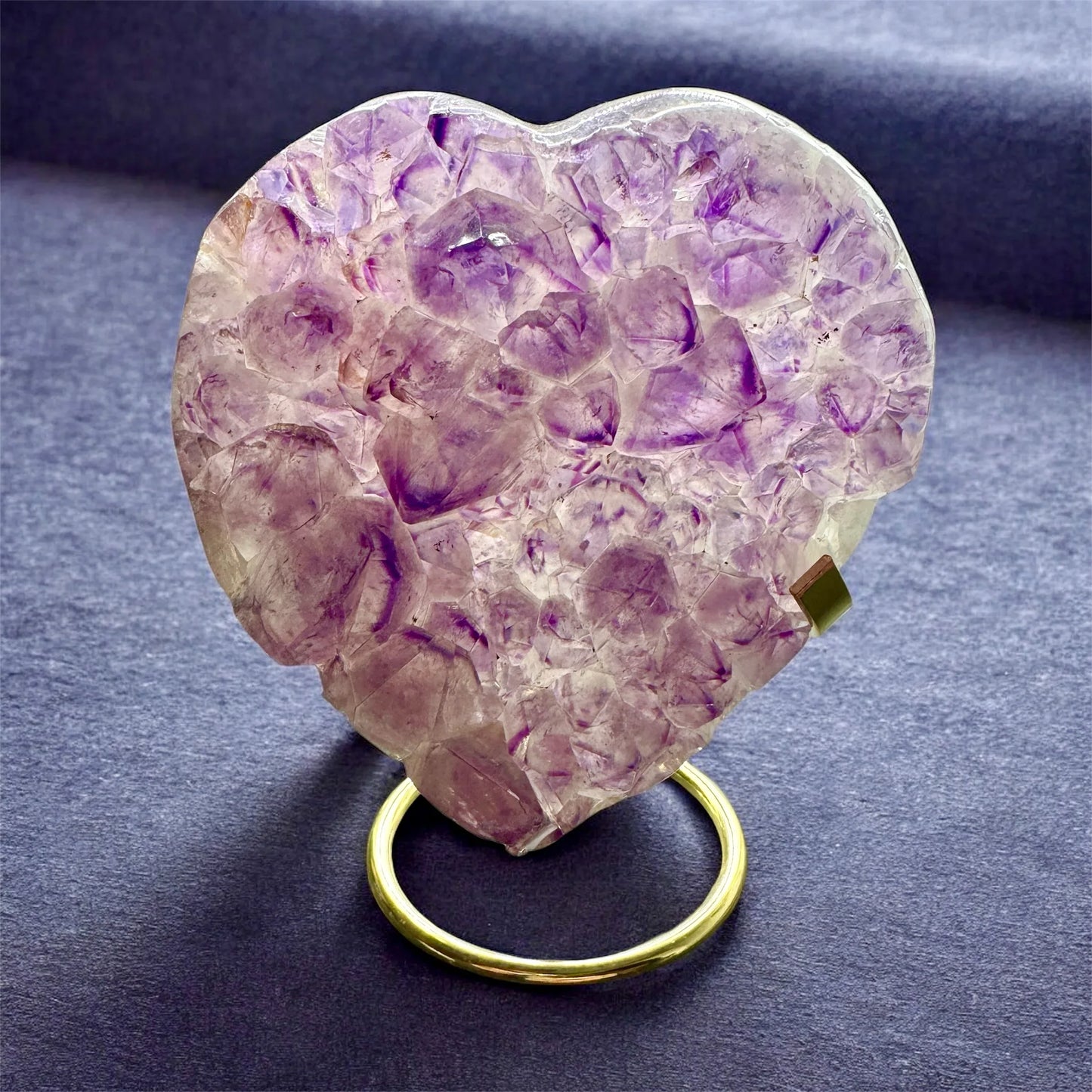 Drusa de amatista corazón Munay Minerales - Munay Minerales Palma de Mallorca Spain 