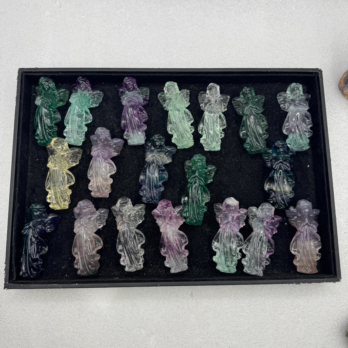 Ángel de fluorita 8 cm. calidad extra - MUNAY MINERALES MALLORCA