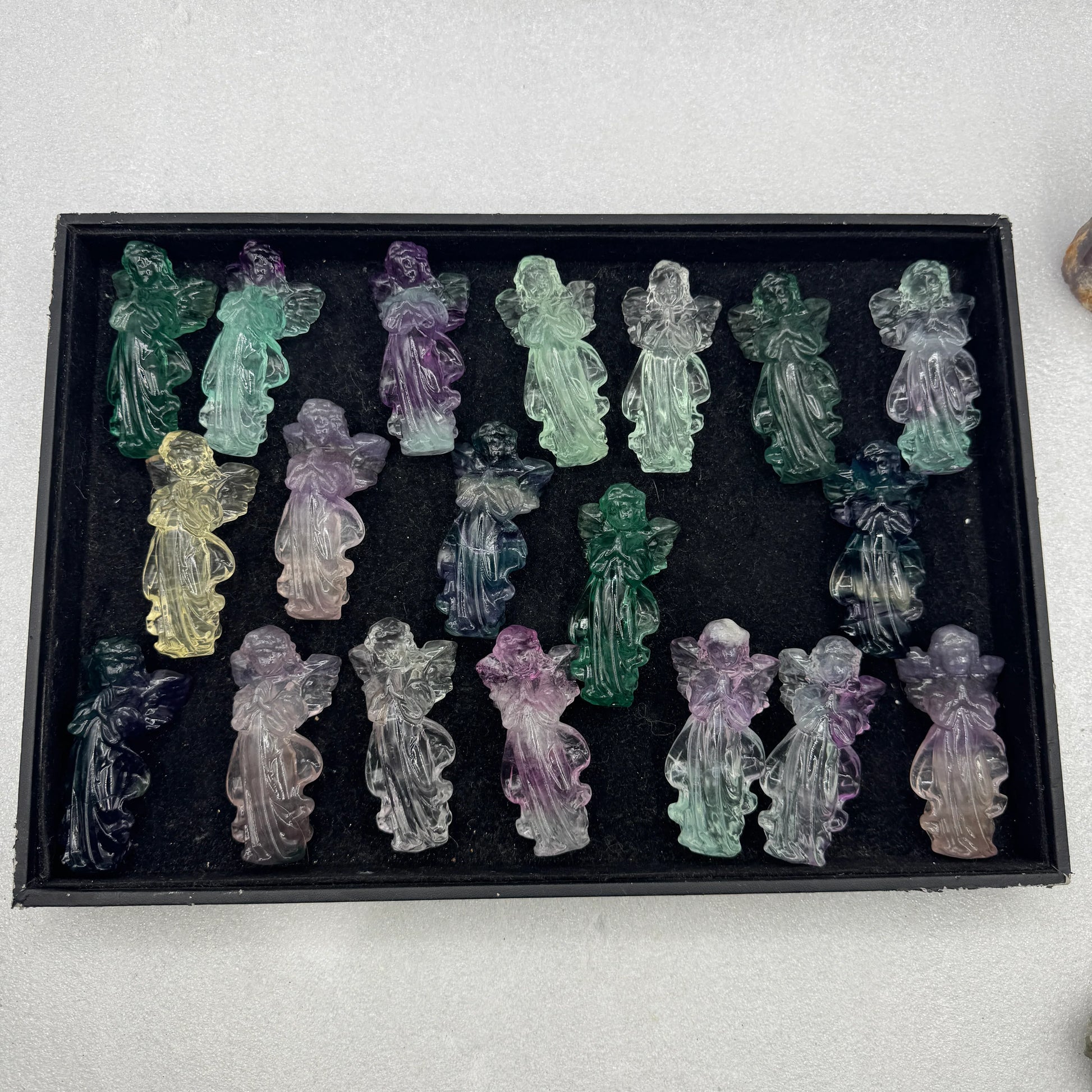 Ángel de fluorita 8 cm. calidad extra - MUNAY MINERALES MALLORCA