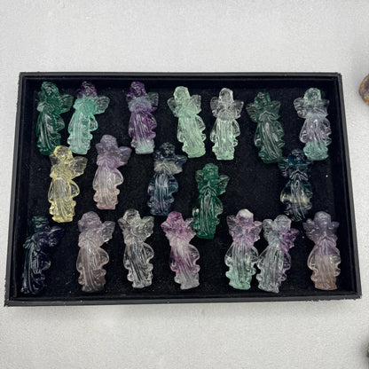 Ángel de fluorita 8 cm. calidad extra - MUNAY MINERALES MALLORCA