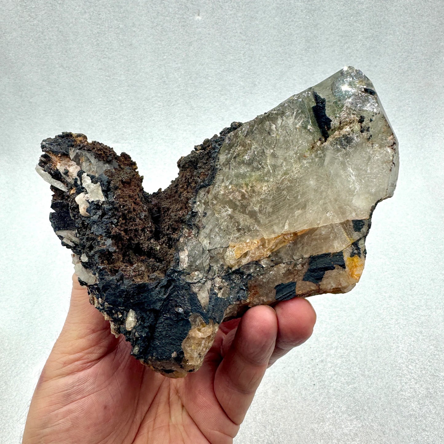 Cuarzo con inclusiones y Record Keeper - Munay Minerales Palma de Mallorca Spain 