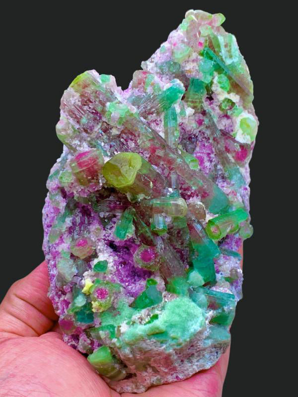 Turmalina multicolor Paprok