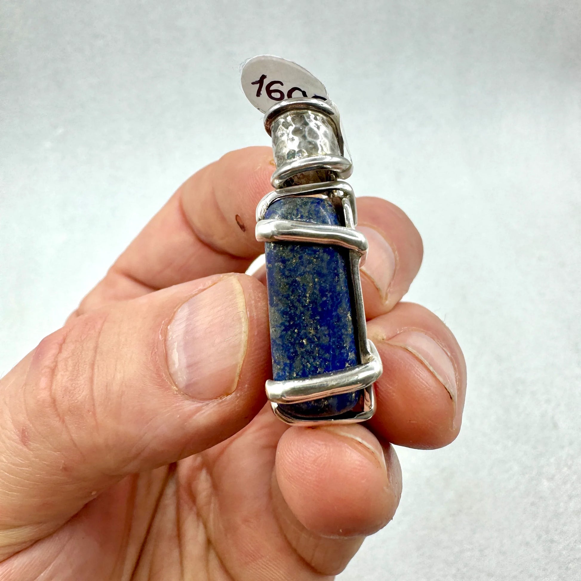 Lapislázuli colgante plata de ley - Munay Minerales Palma de Mallorca Spain 