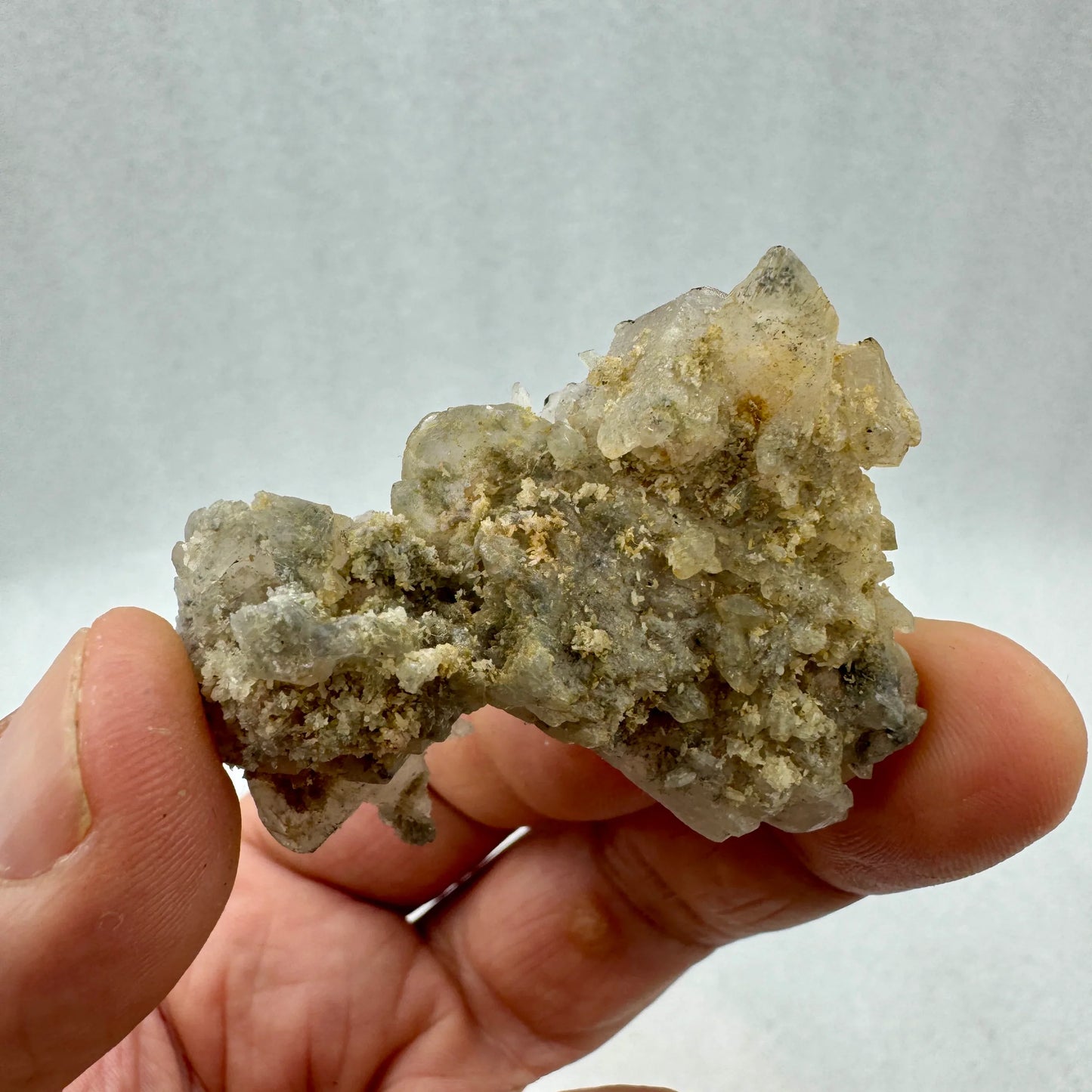Prasiolita natural de Murcia España - MUNAY MINERALES MALLORCA