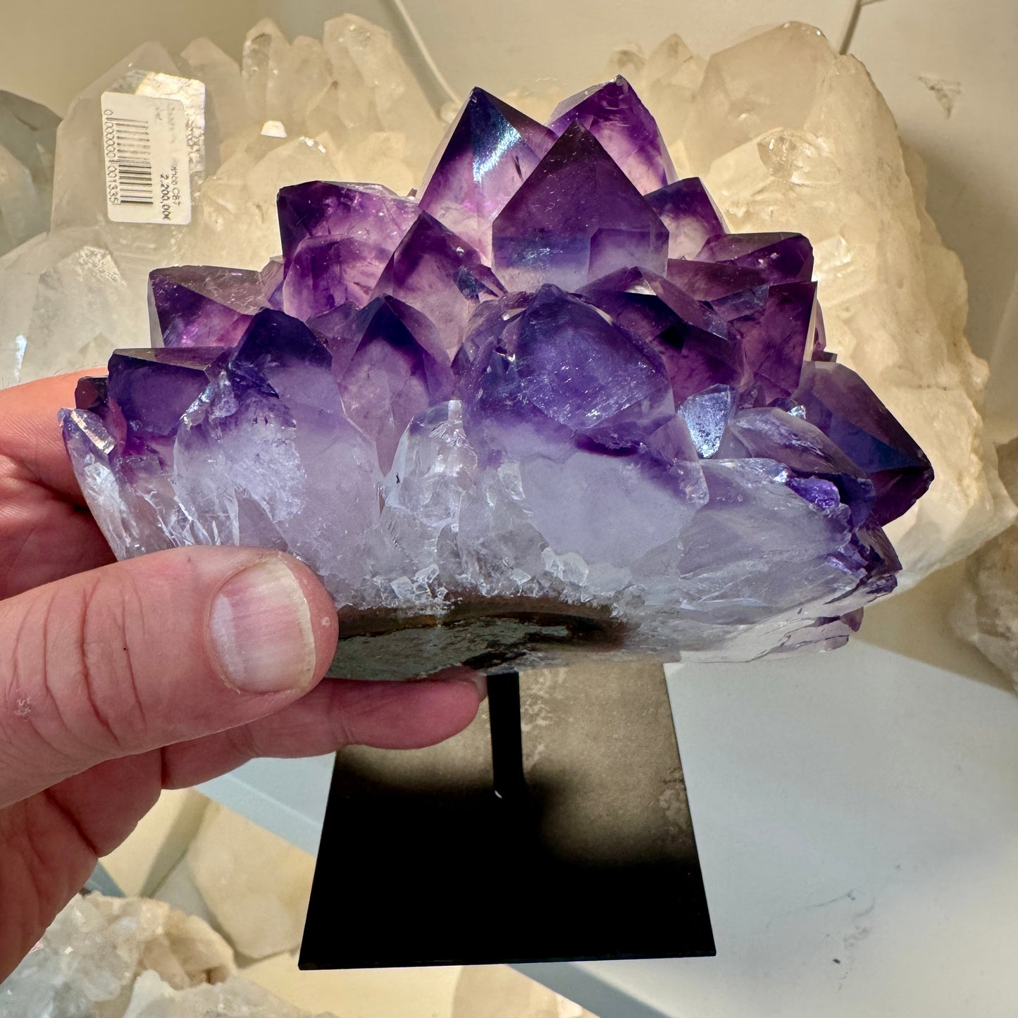 Drusa de amatista 1,3 kg. - Munay Minerales Mallorca