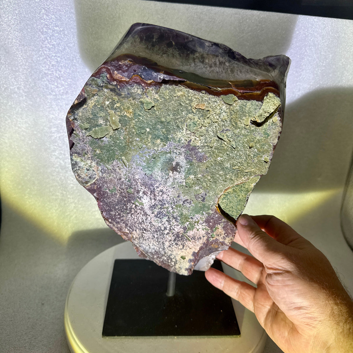 Drusa de amatista 7,9 kg. calidad extra Munay Minerales Mallorca