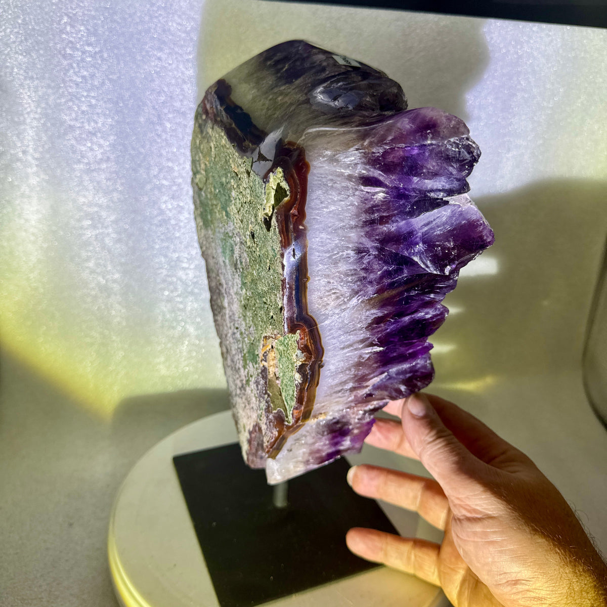 Drusa de amatista 7,9 kg. calidad extra Munay Minerales Mallorca