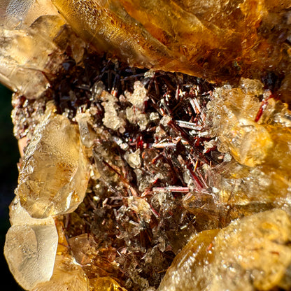 Cuarzo Himalaya con rutilo rojo sagenita Pakistán