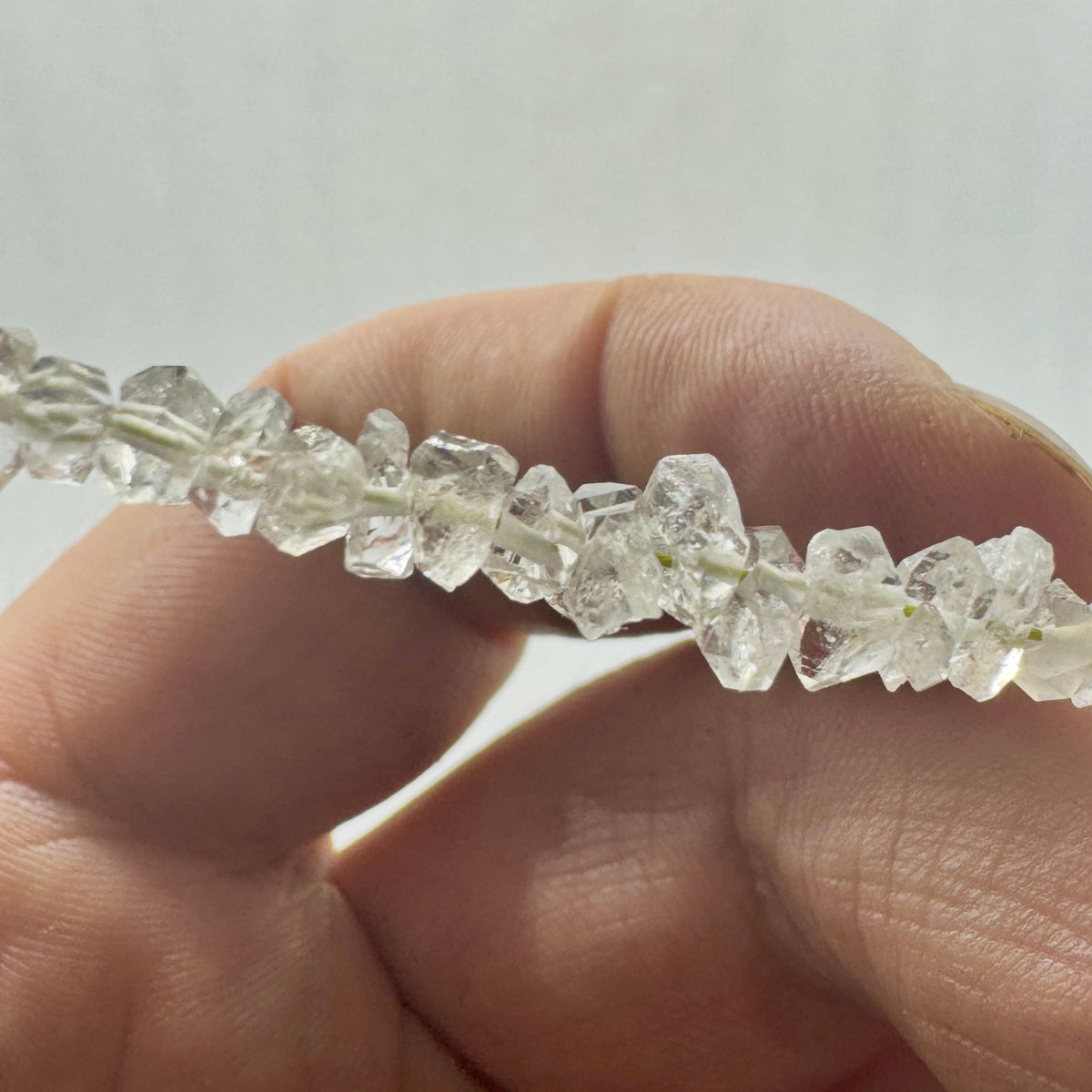 Collar cuarzos diamante Herkimer Munay Minerales Mallorca
