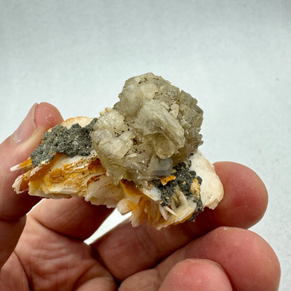Cerusita y baritina Munay Minerales Mallorca