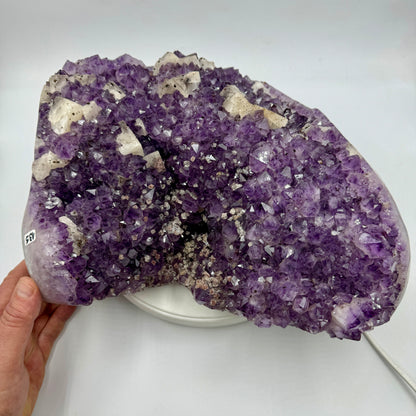 Drusa de amatista 13,5 kg. Munay Minerales Mallorca
