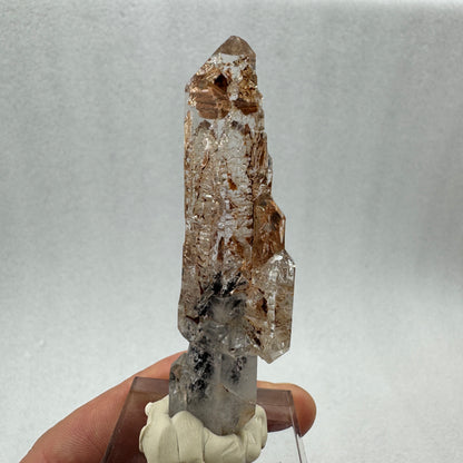 Cuarzo cetro hidrocarburos fluorescente