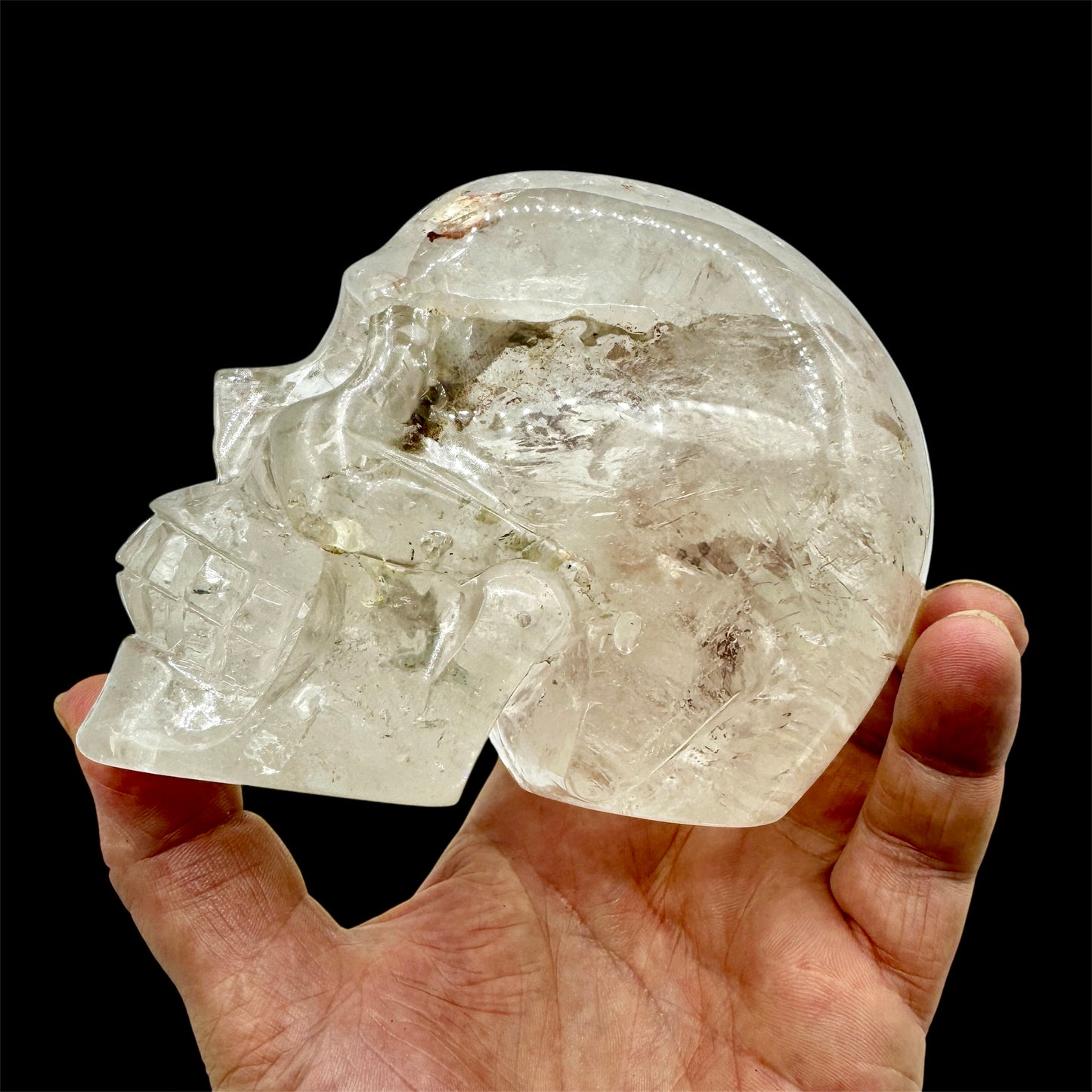 Cráneo calavera de cuarzo