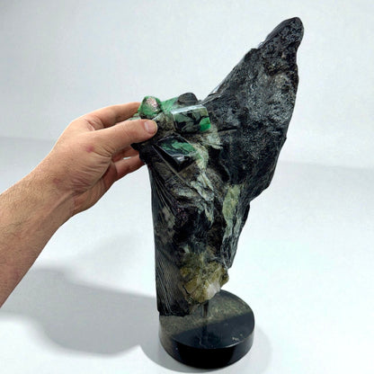 Esmeralda talla indígena 13,1 kg.