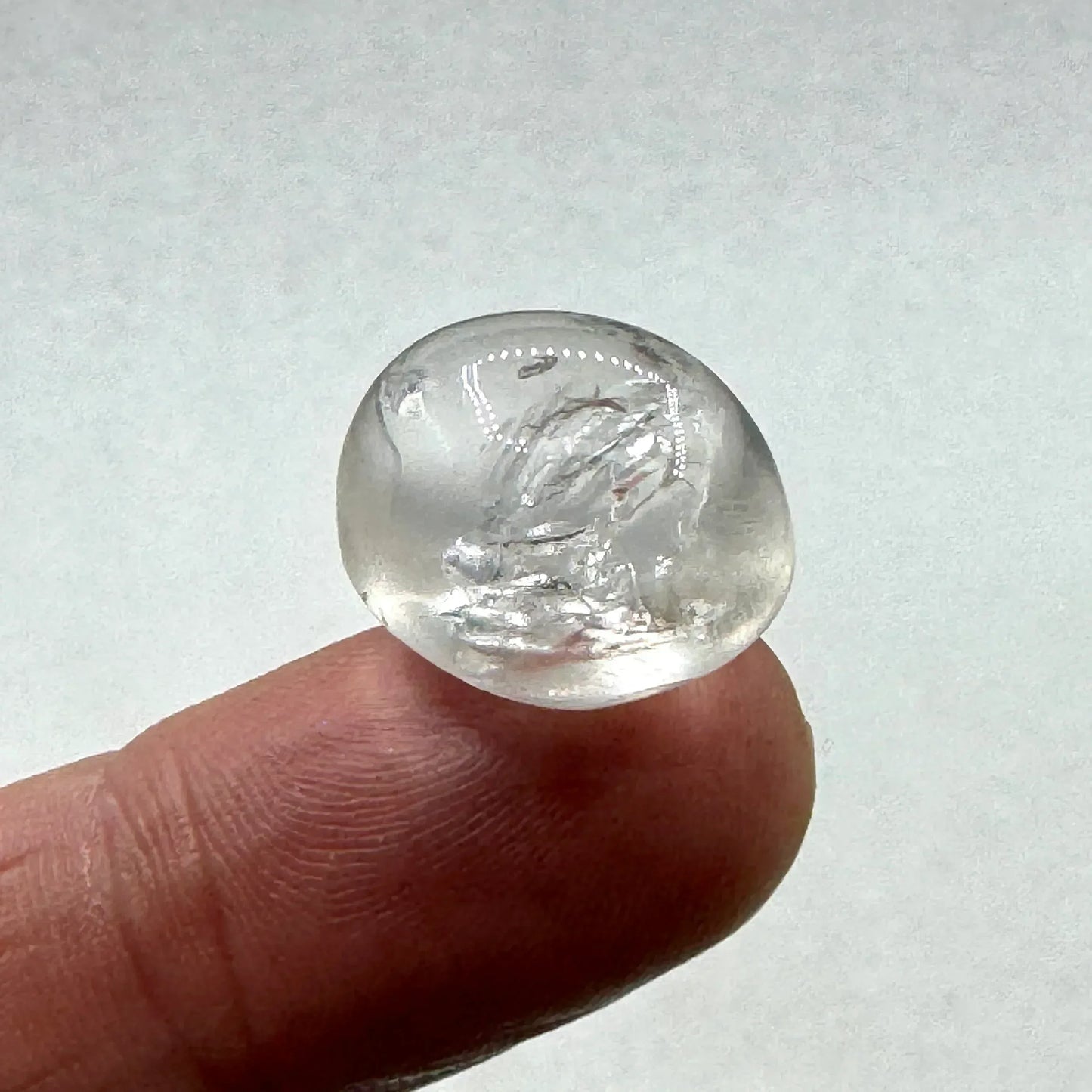 Cuarzo enhydro cabujón - Munay Minerales Palma de Mallorca Spain 