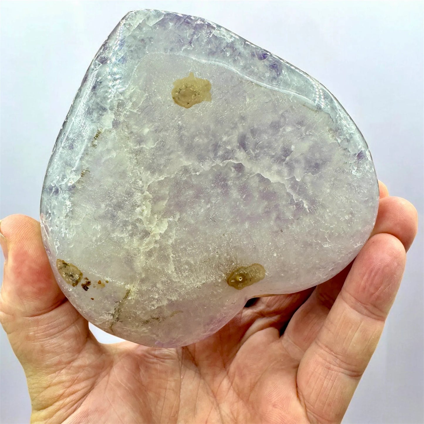 Drusa de amatista corazón Munay Minerales - Munay Minerales Palma de Mallorca Spain 