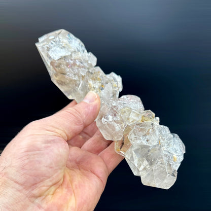 Cuarzo diamante Herkimer macla