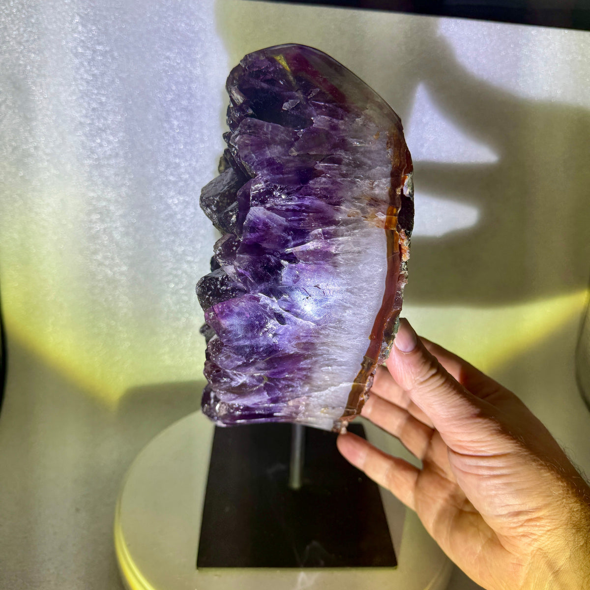 Drusa de amatista 7,9 kg. calidad extra Munay Minerales Mallorca