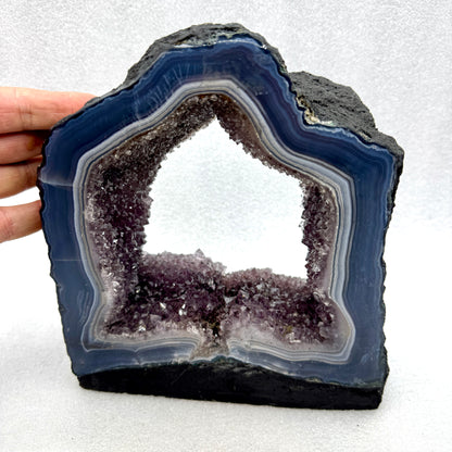 Geoda capilla rodaja de amatista 5,5 kg.