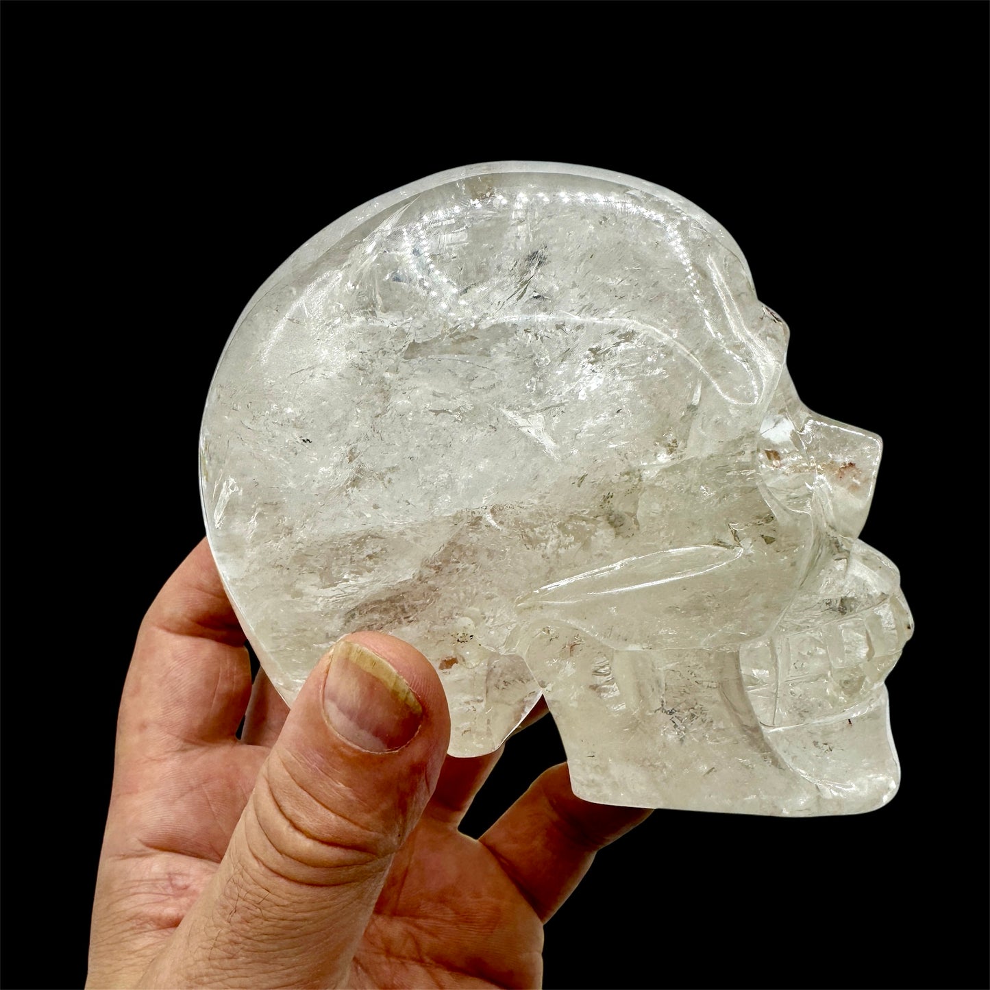 Cráneo calavera de cuarzo