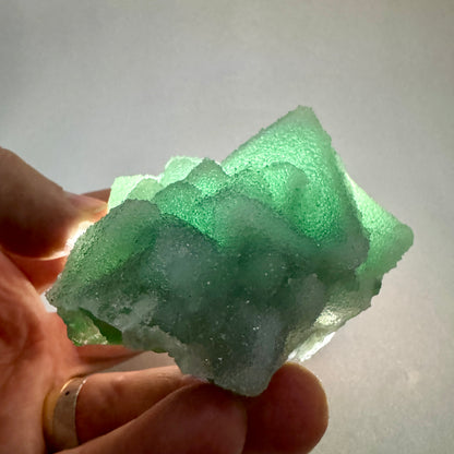 Fluorita verde octaédrica