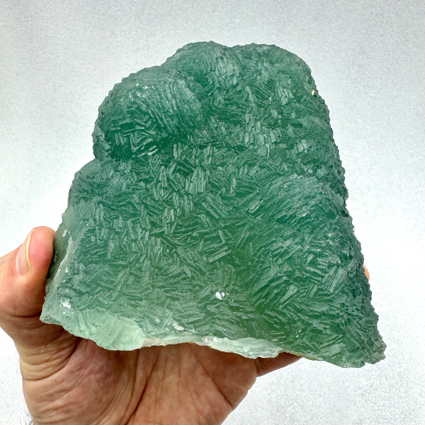 Fluorita verde botroidal