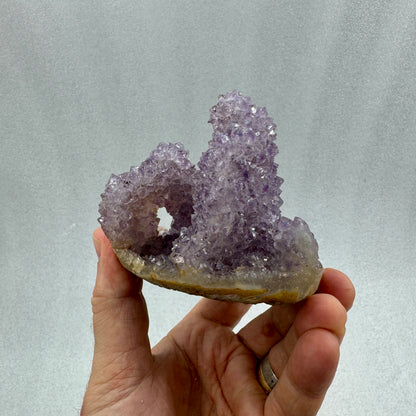 Drusa de amatista estalactita Flores del Alma Ojos del Espíritu